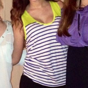 JCREW Striped Tank Top